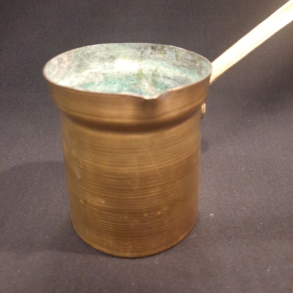 Brass Pot Ladle Dipper w/ Long Handle ~ Hancrafted - Picture 5 of 9